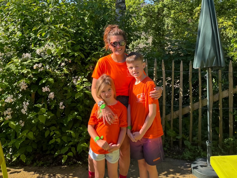 Simone en haar kinderen bezochten Center Parcs Les Ardennes begin Juni