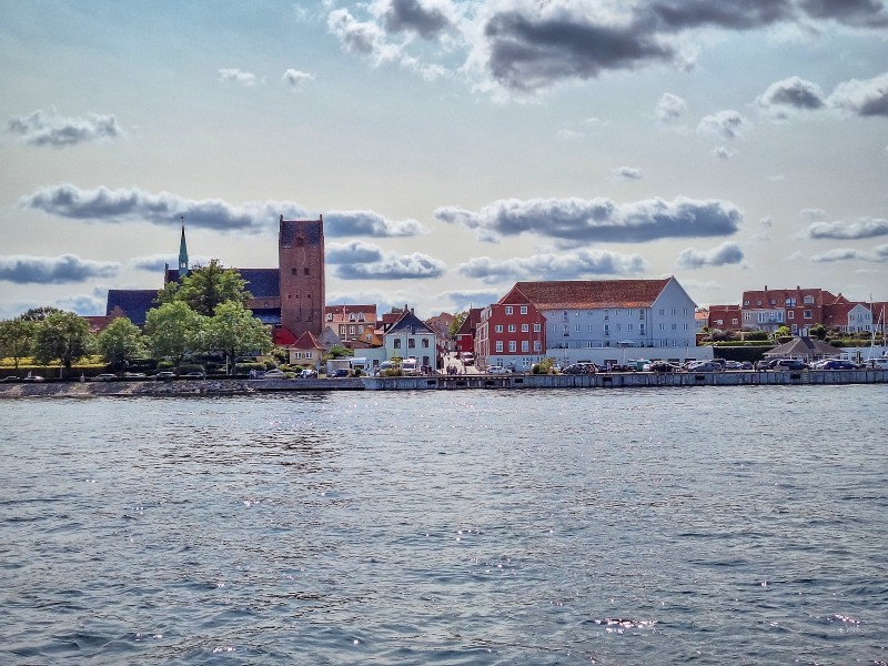 Middelfart gezien vanaf het water