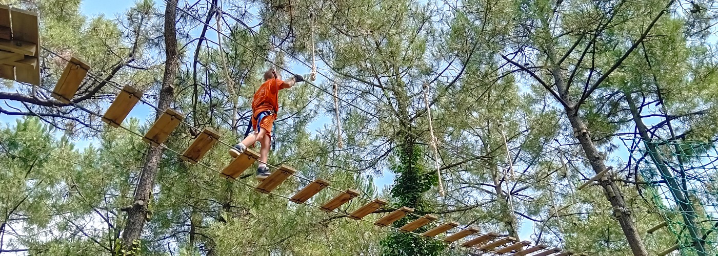 Lekker klimmen in het Feeling Forest in de Franse Vendée