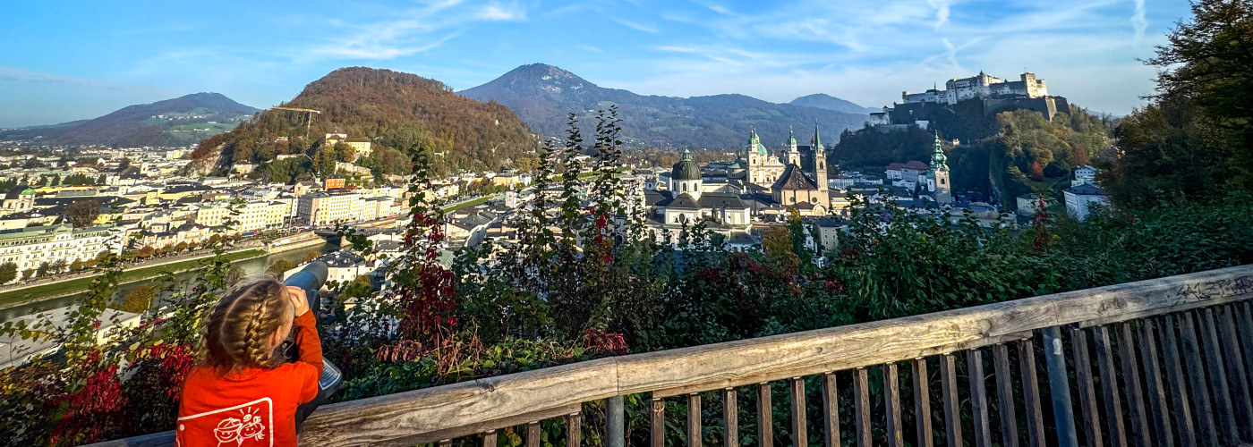 Prachtig uitzicht over Salzburg