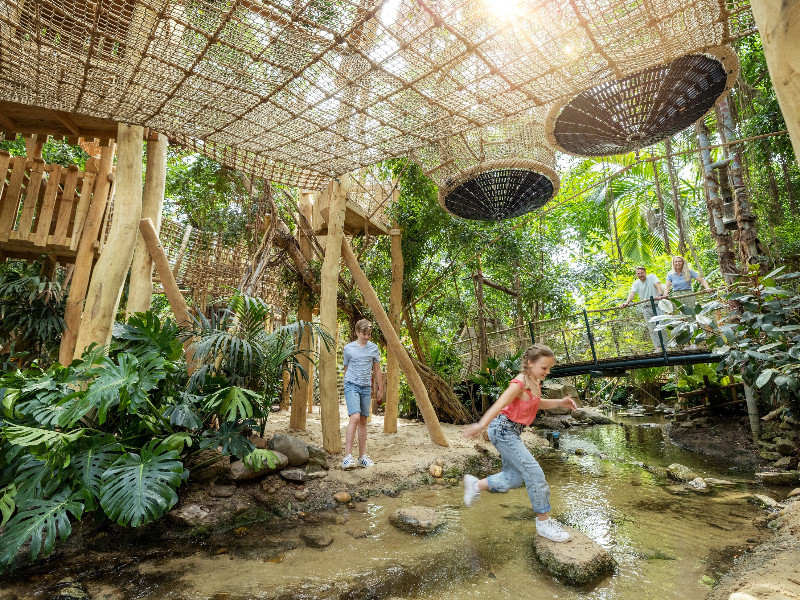 Center Parcs Heijderbos spelen in de jungle