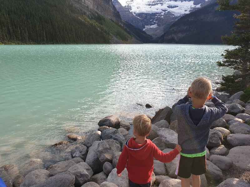 Met de kinderen in een camper door Canada