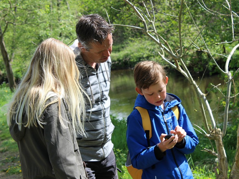 GPS tocht in de natuur