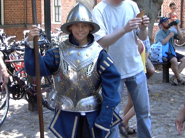 In Bourtange mag je je ook als Middeleeuws soldaat verkleden