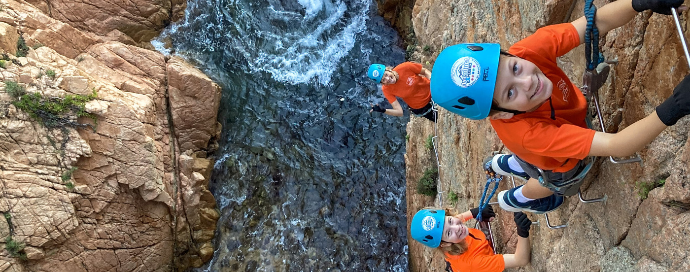 ViaFerrata aan de kust van Catalonië