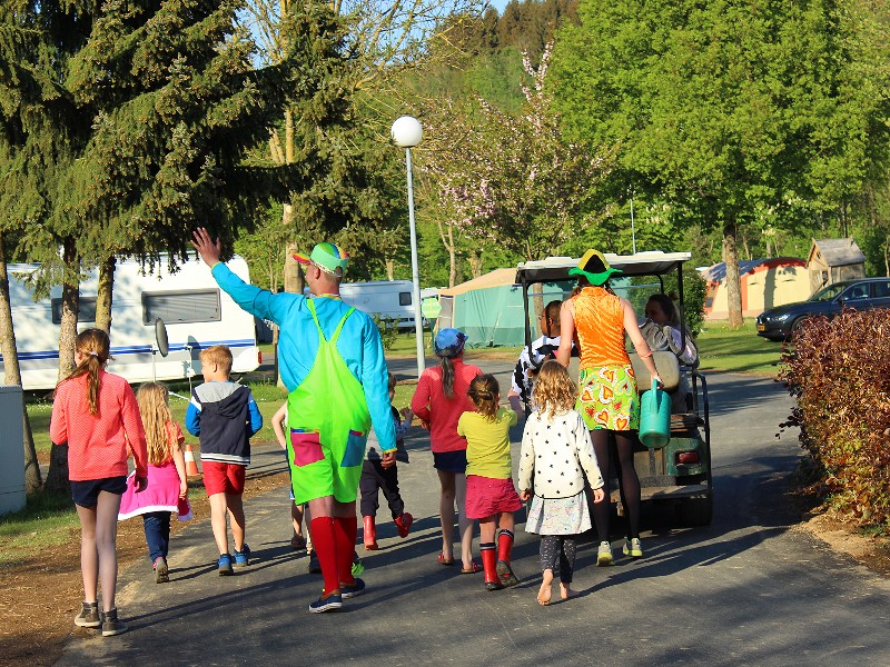 De animatie bij Camping la Clusure