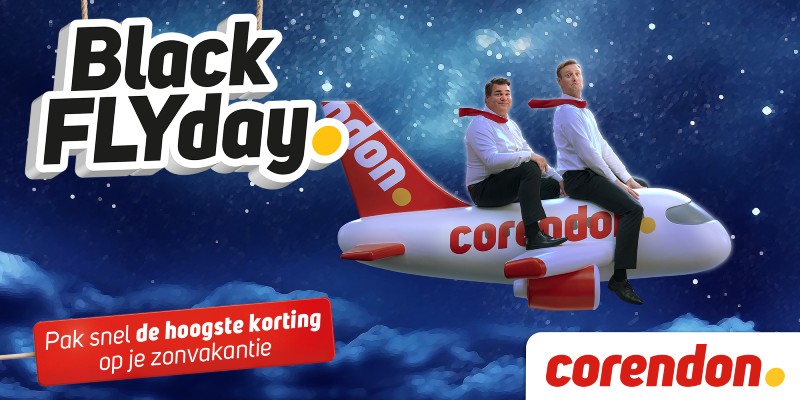 Corendon black flyday