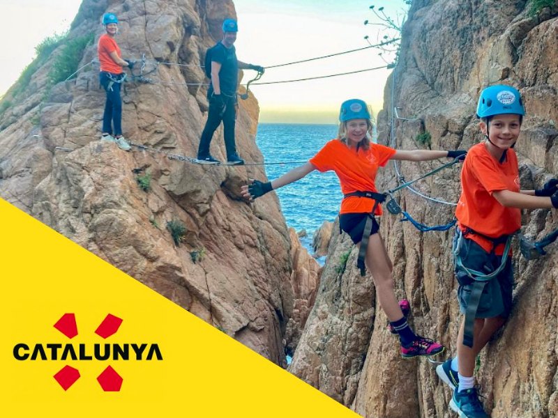 ViaFerrata aan de kust van Catalonië