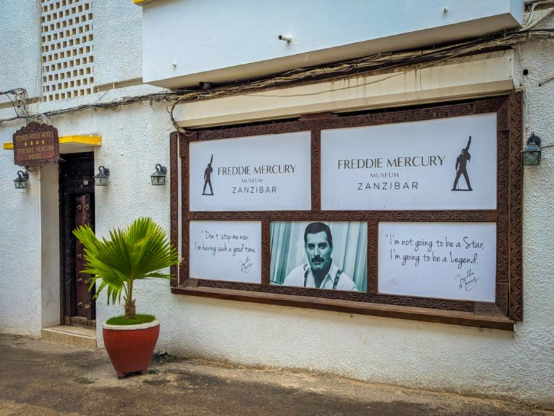 Het Freddie Mercury Museum in Stone Town