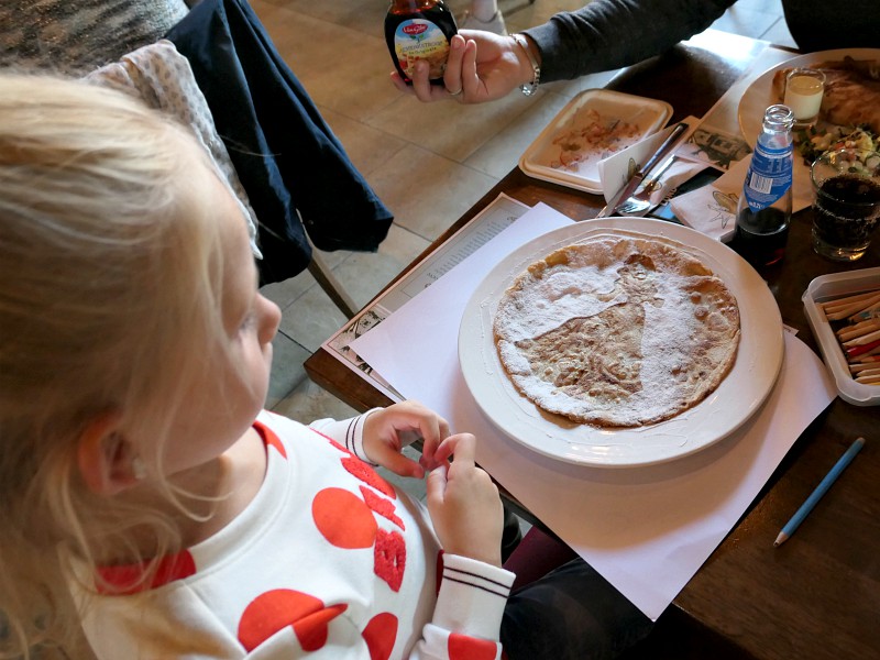 Zo'n pannenkoek is bijna zonde om op te eten