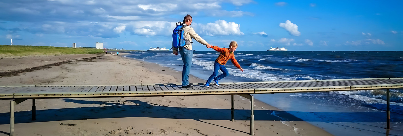 Het strand bij Lalandia Rødby