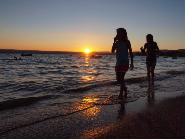 Zonsondergang aan het Lago di Bolsena