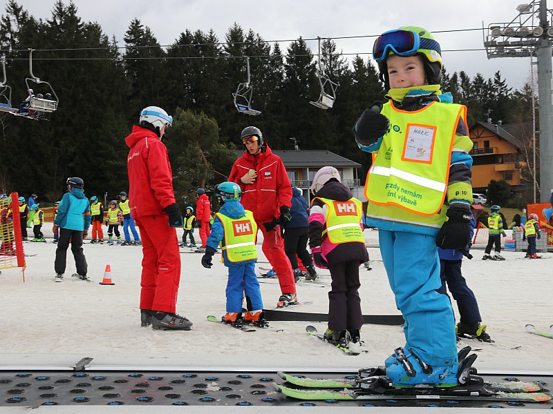 Gezellig op skiles in het kinderland