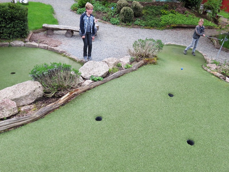 Een leuke minigolf baan