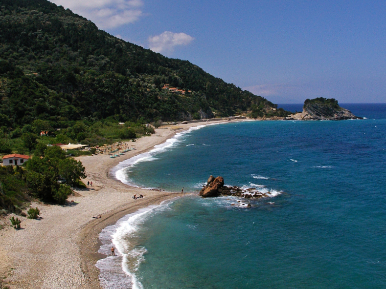 Strand Potamibeach op Samos