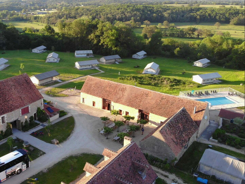 Overzicht van het terrein van Camping Parc de la Brenne!