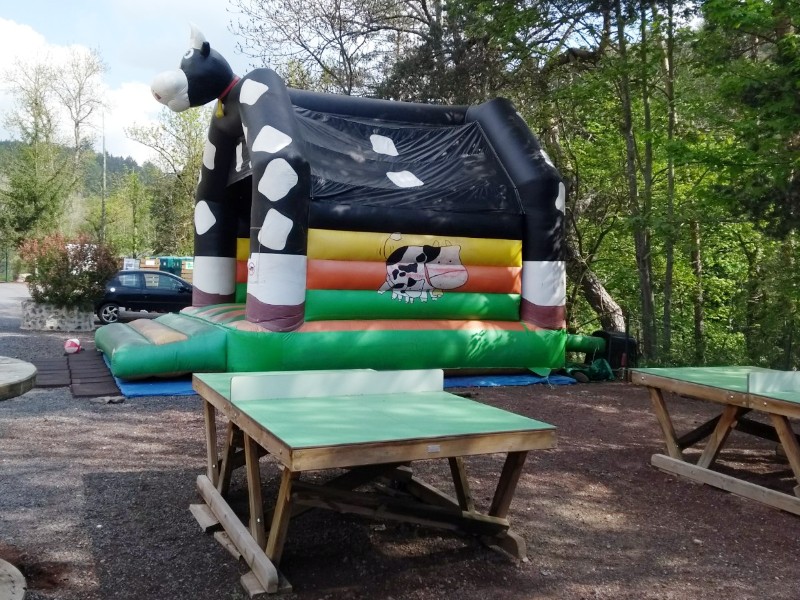 Een springkussen en tafeltennistafels staan al op ons te wachten