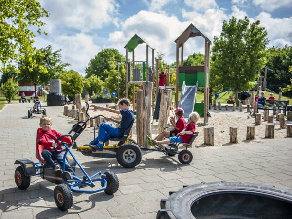 Lekker crossen op de skelter