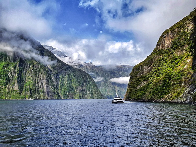 Milford Sound in Nieuw-Zeeland