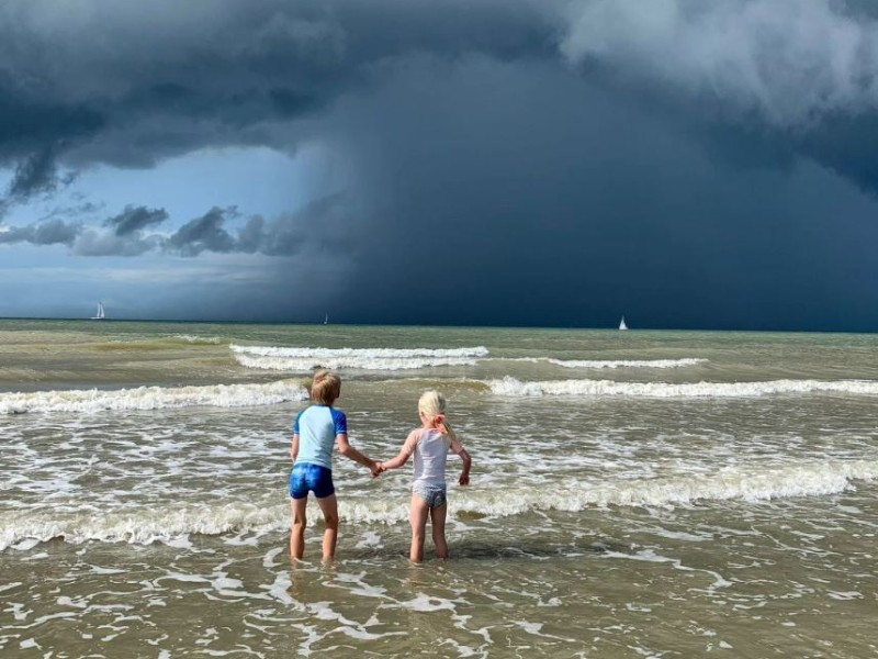 Storm op Zee, winnaar Vakantie met Kinderen Fotowedstrijd 2023