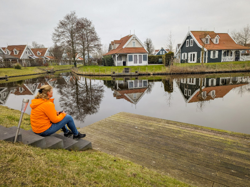 Sabine aan de waterkant bij Summio Parc Aquadelta