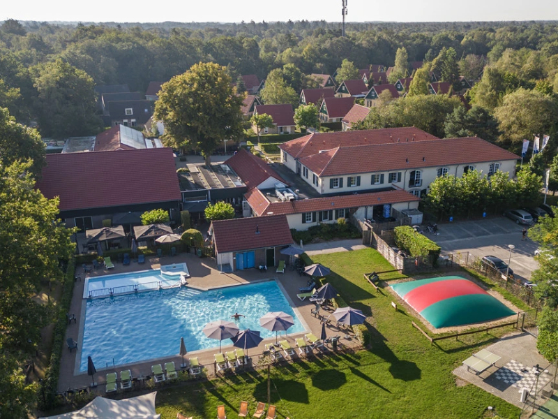 Uitzicht over het vakantiepark Duc de Brabant in Noord-Brabant van Summio Parcs.