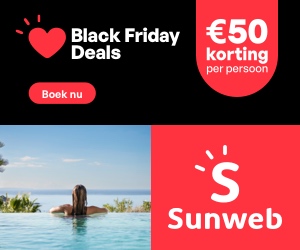 Black Friday deal bij Sunweb