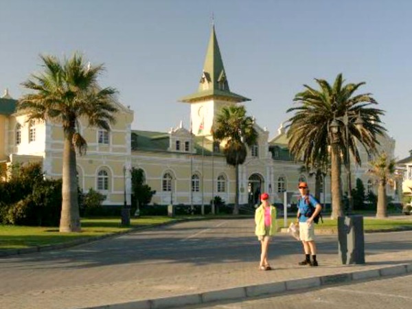 Het oude treinstation van Swakopmund