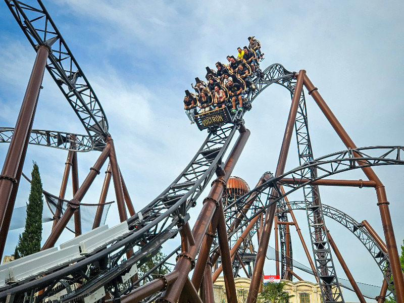 De Voltron achtbaan in Europa-Park