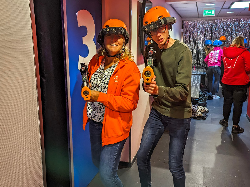 We staan klaar voor een potje lasergamen