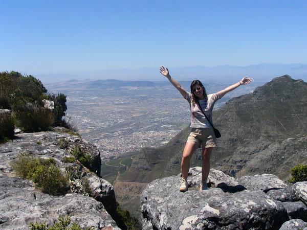 Op de Tafelberg in Kaapstad mijn verjaardag gevierd!